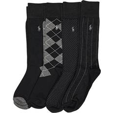 Polo Ralph Lauren Women Underwear Polo Ralph Lauren Assorted Dress Socks 4-Pack Black One