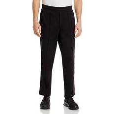 Moncler Tøj Moncler Joggingbukser Lige Snit Broderet Logo - Sort