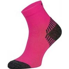 Pink - Running Socks Low Cut Ankle Length Compression Running Socks Pink 9-11