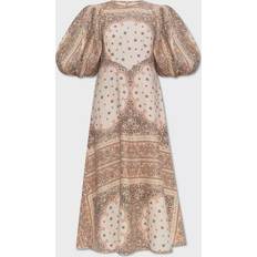 Zimmermann Klänningar Zimmermann Day bandana linen midi dress white