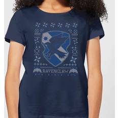 T-shirts Harry Potter Ravenclaw Crest Women's Christmas T-Shirt Navy