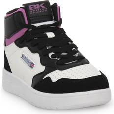 British Knights NOORS MID Damsko HIGH-TOP-sko sneakers, Svart vit rosa
