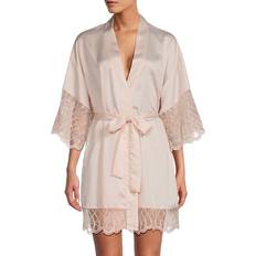 Donna - Rosa Accappatoi Flora Nikrooz Gabby Satin Kimono Robe