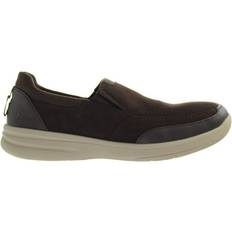 Clarks Step Stroll Edge Slip-On Brown Synthetic Mens Shoes 261489737 UK