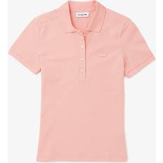 Lacoste L.12.D Slim Fit Stretch Mini Piqué Polo Shirt Pink