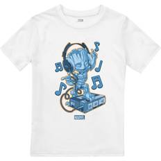 Marvel Comics Childrens/Kids Baby Groot Headphones T-Shirt White