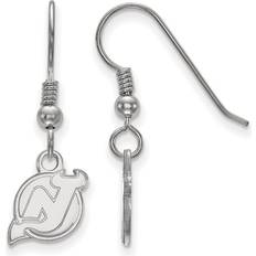 LogoArt Sterling Silver NHL New Jersey Devils Dangle Earrings instock E18045