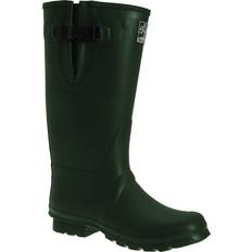 Woodland Neoprene Gusset Thermal Insulated Wellington Boots Olive