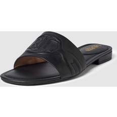 Lauren Ralph Lauren Slides mit Label-Details Modell 'ALEGRA' in Black, Größe