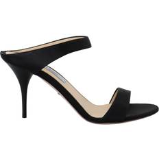 Prada Højhælede sko Prada Black Leather Sandals Stiletto Heels Open Toe Shoes EU36/US5.5