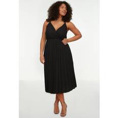 Hombre Vestidos Trendyol Collection Vestido De Talla Grande De Mujer - Black