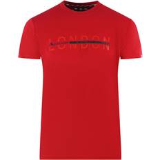 Aquascutum XXL Tops Aquascutum London 1851 Split Logo Red T-Shirt