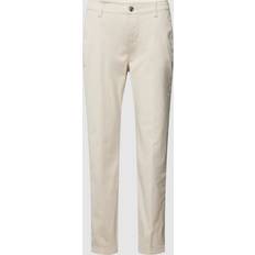 MAC Kleding MAC Regular Fit Broek Met Knoop - Offwhite