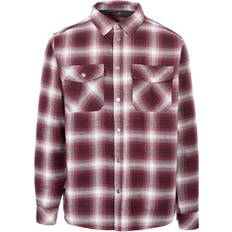 Trespass Men Shirts Trespass Hallawood Checked Shirt Dark Red
