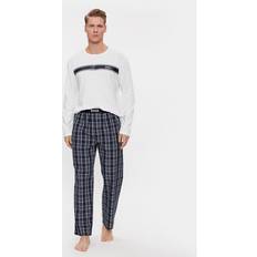 Blau - Herren Schlafanzüge BOSS Pyjama mit Logo-Details in der Geschenkbox