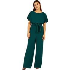 Jumpsuits & Overalls Yumi Black Batwing Stretch Jumpsuit Green