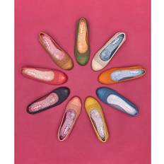 Nubuck Heels & Pumps Moshulu 'Vinaigrette 2' Nubuck Ballet Pumps Indigo