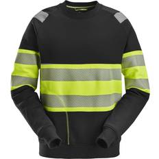 Snickers High-Vis Class 1 Sweatshirt - High Vis Yellow/Black