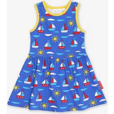 Toby Tiger Organic Boat Print Summer Dress 5-6y 116cm