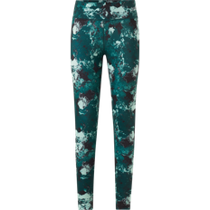 Träningsplagg - Turkosa Tights Hummel Träningstights hmlTE Digi Sandstorm Top MW Tights Grön