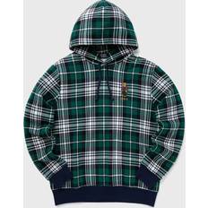 Polo Ralph Lauren Bear Plaid Fleece Hoodie Fa23 Tartan - Monivärinen