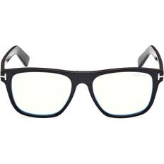 Tom Ford Herren Sonnenbrillen Tom Ford Brillen FT5902-B - Schwarz/Black Shiny/Havana