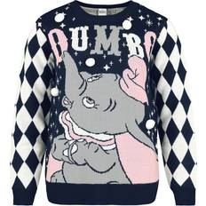 Herre - Julesweaters - Multifarvet Sweatere Dumbo Christmas jumper Look Up till Damer multifarvet