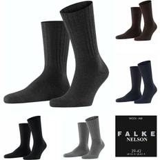 Merinoull Strumpor Falke Nelson Wool Boot Sock Black 43-46