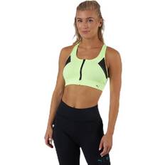 Kleding Puma High Impact Front Zip Bra - Yellow