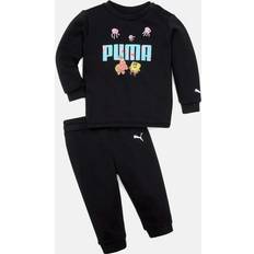 Puma baby jogger jogginganzug sportanzug spongebob junge mädchen Schwarz