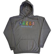 Grateful Dead Tröjor Grateful Dead Unisex Adult Dancing Bears Pullover Hoodie Grey