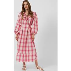 Great Plains Aruba Check Belted Midi Dress