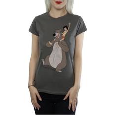 Disney Classic Mowgli And Baloo Heather T-Shirt Grey