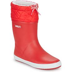 Aigle Bottes en caoutchouc Aigle Giboulee 2 Botte de Pluie - Rouge Red White