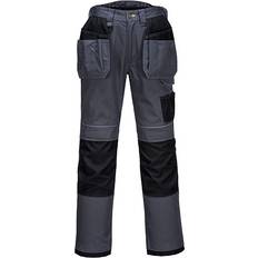 Work Pants Portwest Mens PW3 Holster Work Trousers Grey & Bl