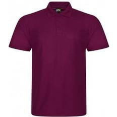 Mens Polyester Polo Shirt Burgundy