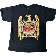 ROCK OFF Gold Eagle Band Logo Tee - Black