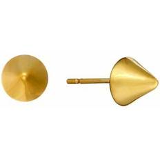 Gold Plated - Men Earrings Silverly Gold Plated Sterling Silver Stud Earrings -