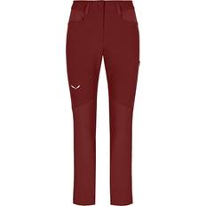 Rosso Pantaloni Salewa Agner Durastretch Pants - Rosso