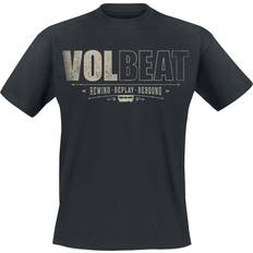 T-shirt Distressed Logo för Herr svart