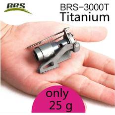 BRS Portable Mini Camping Titanium Stove Outdoor Gas Cooking Stove Survival Furnace Stove Pocket Picnic Cooking Gas Burner Brs-3000T