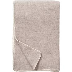 Klippan Uldplaid Unni Filt Beige (200x130cm)