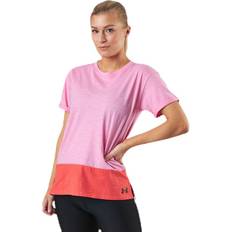 Vaatteet Under Armour Charged Cotton SS - Pink