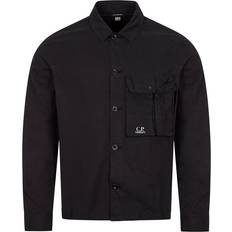 CP COMPANY Gabardine Utility Overshirt Black