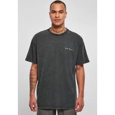 Broderi T-shirts Urban Classics Men's Oversized Embroidery Tee T-Shirt, Black