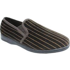 Goodyear Don Striped Slippers Brown