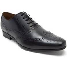 Thomas Crick Thomas Crick Portland Leather Black Mens Brogue Shoes