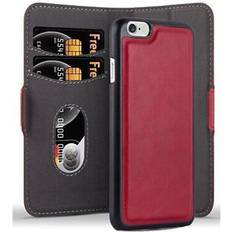 Cadorabo Hülle case cover für Apple iPhone 6 iPhone 6S iPhone 6, iPhone 6s Smartphone Hülle, Rot
