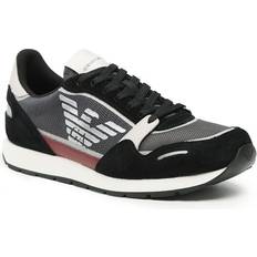 Emporio Armani Herr Skor Emporio Armani Sneakers X4X537 XM678 S154 Blk/L.Gr/Grey/Bordea 8054804110368 2154.00