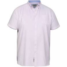 Pink - Unisex Shirts Duke James Oxford Kingsize Short-Sleeved Shirt Pink